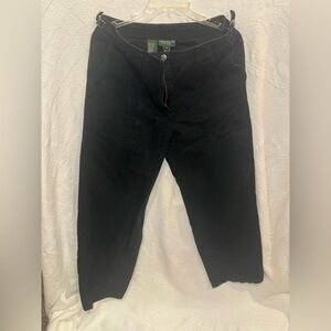 Ralph Lauren black 100% cotton pants U5